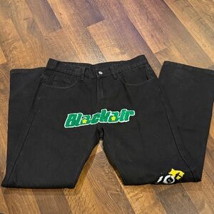 Men's Black Jeans with Blackair and 8 ball  Logo sz 30x30